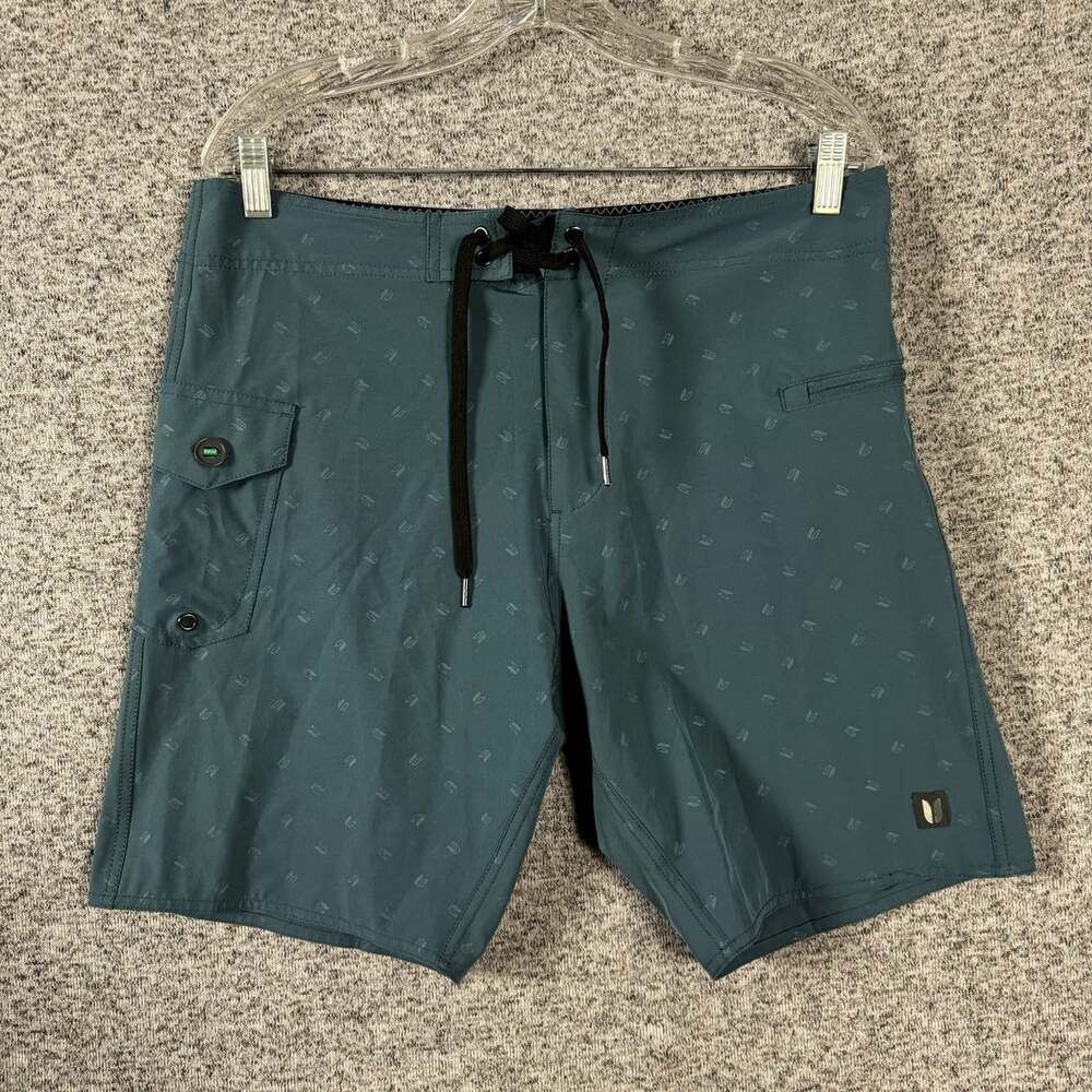 Linksoul Men's Size 33 blue Drawstring Summer Board Shorts